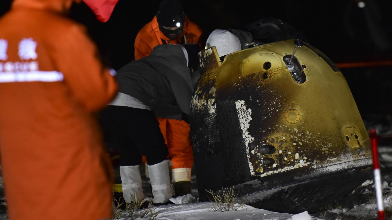 China Feiert Ruckkehr Seiner Mondsonde Chang E 5 Grenzecho