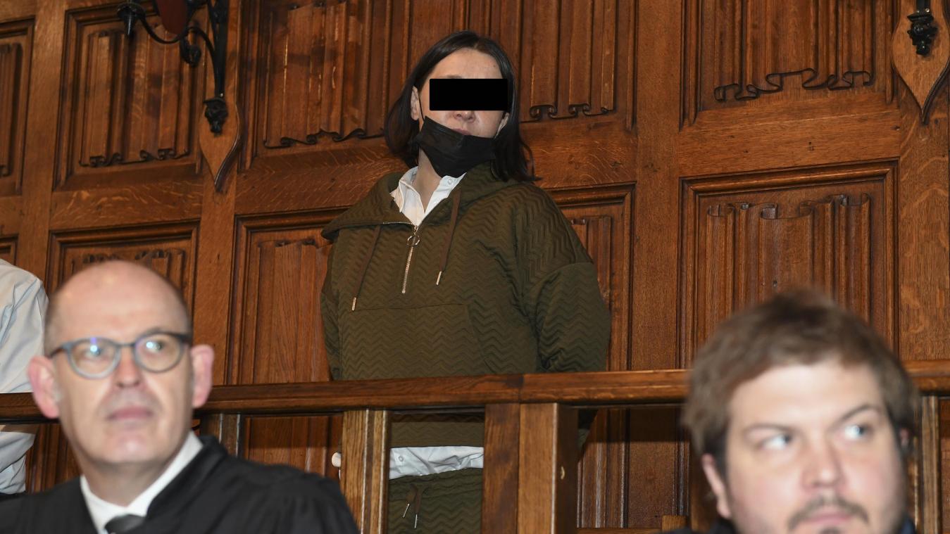 <p>Diana Hanzé während dem Prozess am 5. Januar.</p>