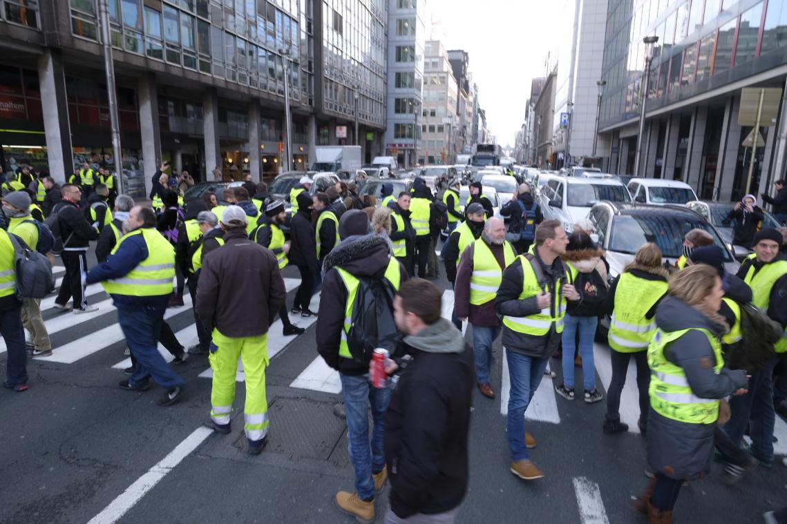 <p>„Gelbwesten“ machen wieder in Brüssel mobil</p>
