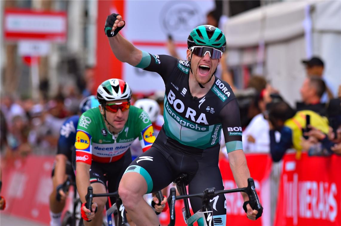 <p>Sam Bennet hatte am Dienstag die Nase vorne.</p>