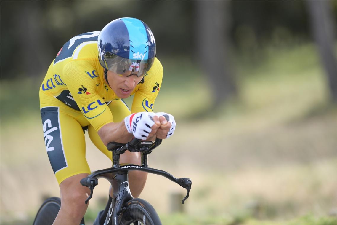 <p>Michal Kwiatkowski verteidigte sein Gelbes Trikot als Gesamtspitzenreiter bei Paris-Nizza.</p>