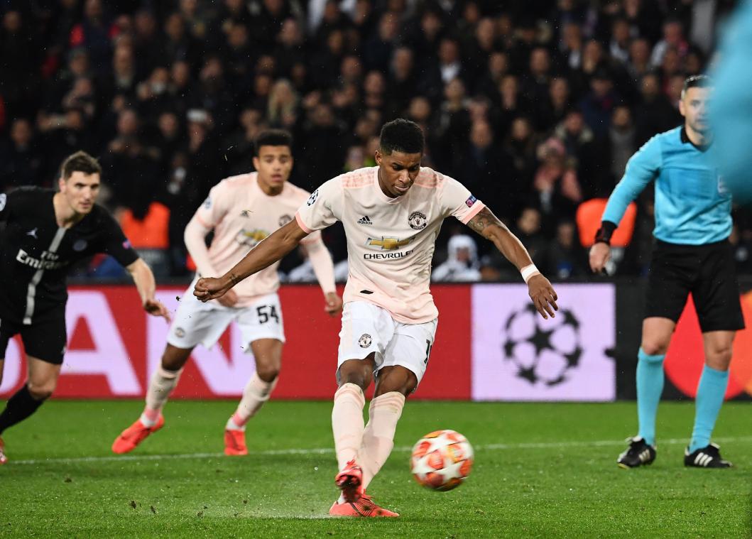 <p>Marcus Rashford verwandelte den entscheidenden Handelfmeter in der Nachspielzeit.</p>
