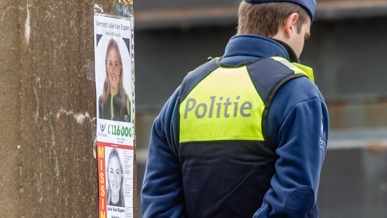 <p>Am Montagabend wurde die Leiche der vermissten Julie Van Espen (Fahndungsbild) im Albertkanal gefunden.</p>