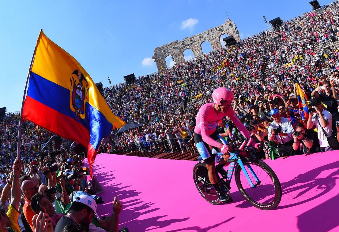 <p>Richard Carapaz: Als erster Ecuadorianer gewinnt der 26-Jährige den Giro.</p>