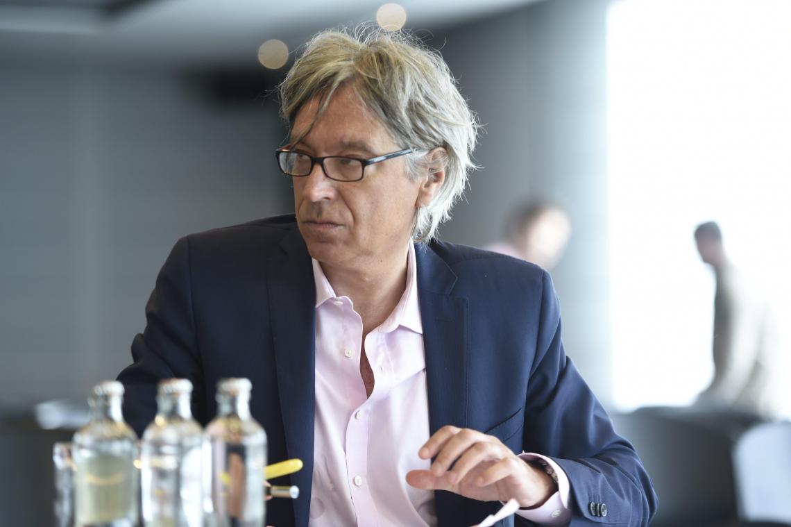 <p>Walter Van Steenbrugge, der Rechtsbeistand von Sporting Lokeren.</p>
