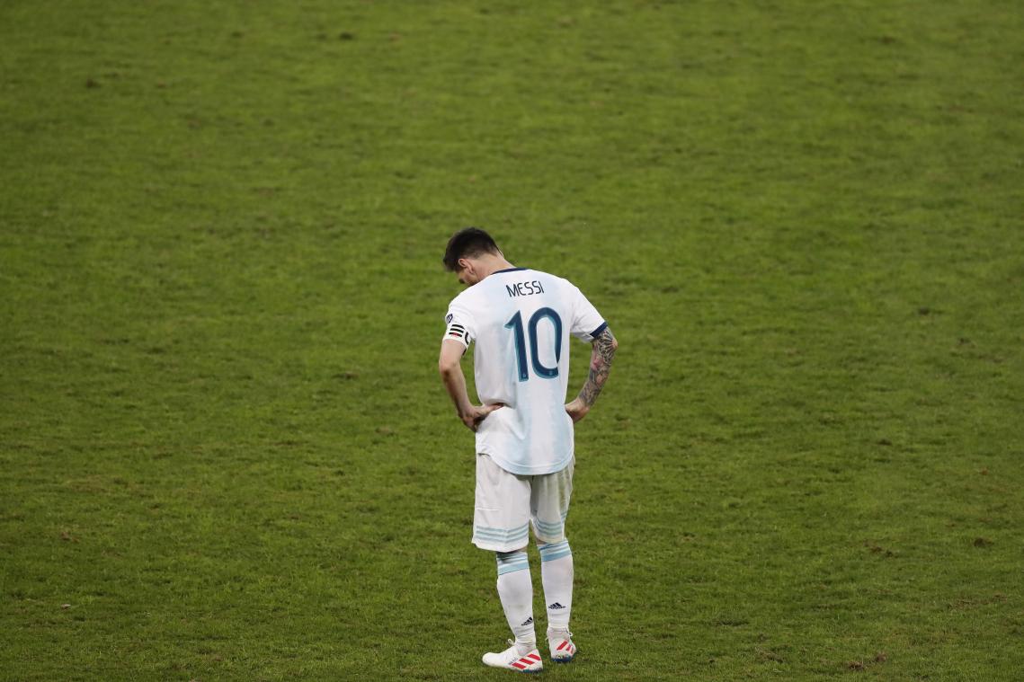 <p>Argentiniens Superstar Lionel Messi wartet weiter auf den ersten großen Erfolg mit den „Gauchos“.</p>