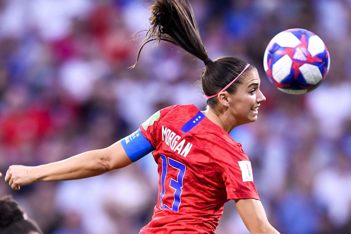 <p>US-Torschützin Alex Morgan</p>