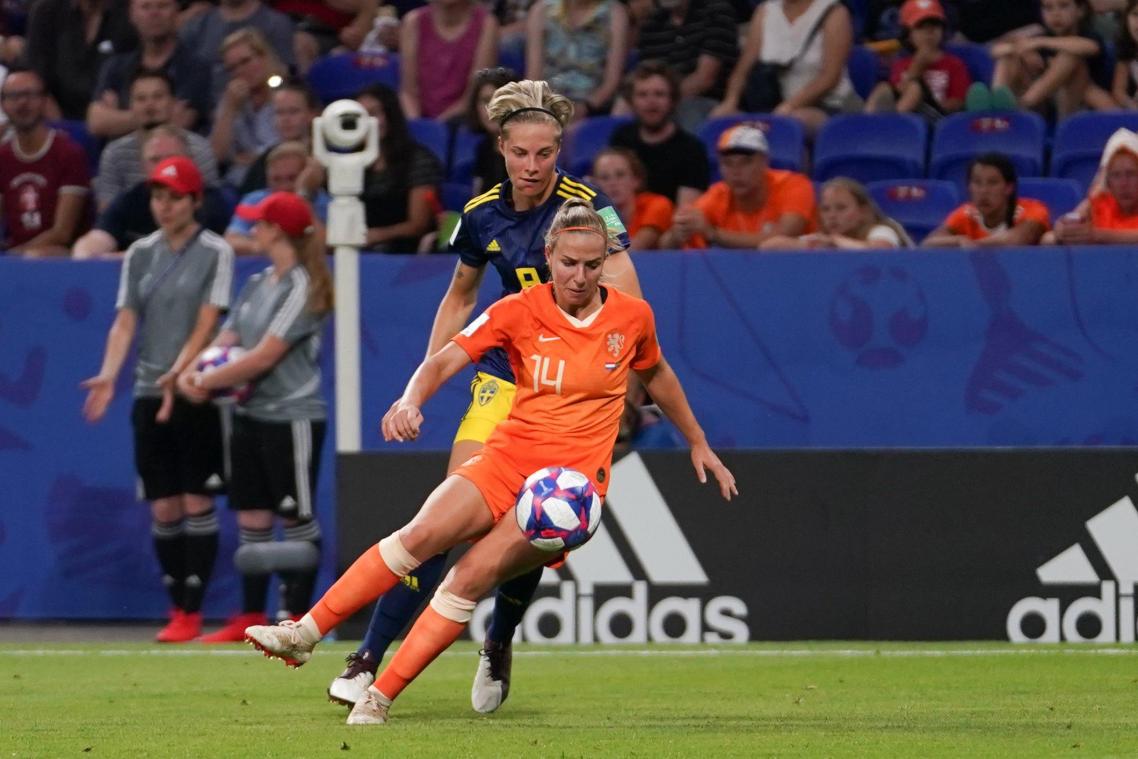 <p>Jackie Groenen traf für die Niederlande.</p>