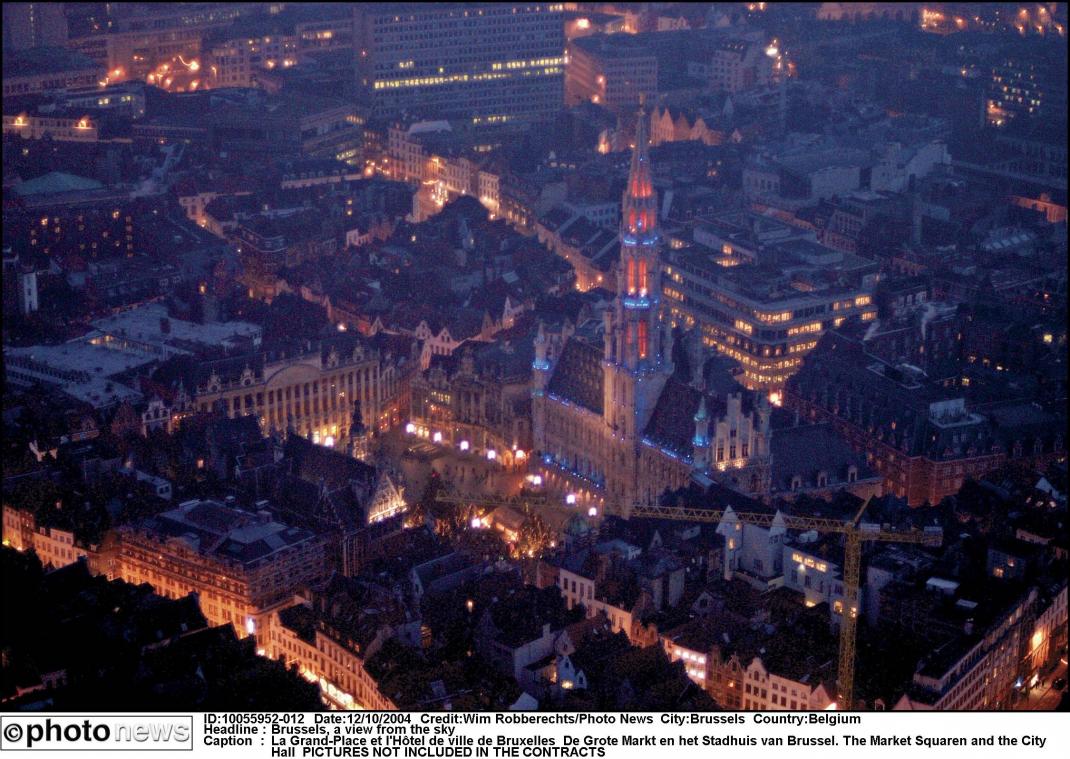 <p>Blick auf die Hauptstadt Brüssel</p>