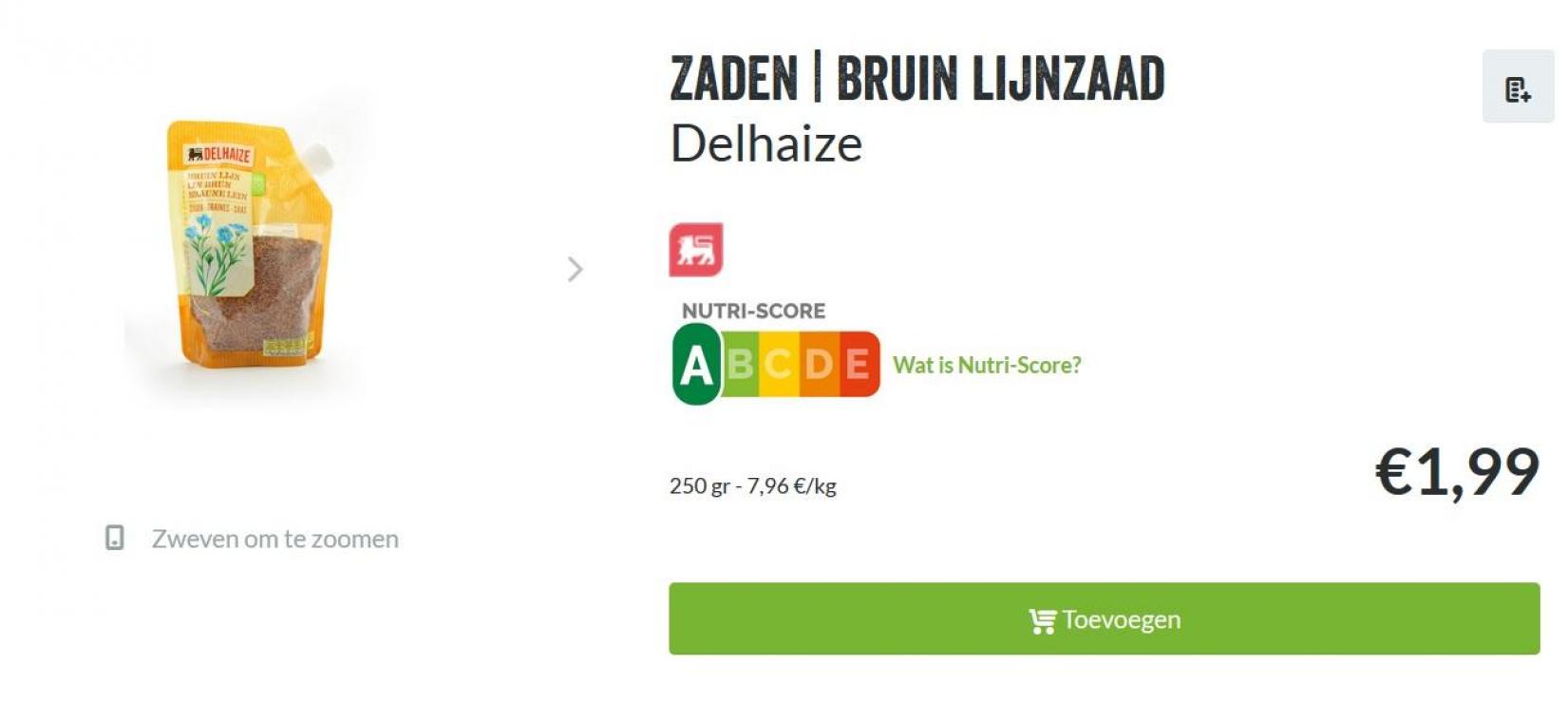 <p>Delhaize ruft Leinsamen zurück</p>
