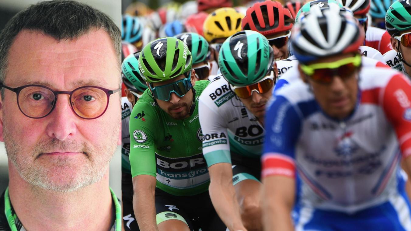 <p>Jürgen Heck verfolgt die „Tour“ für das GrenzEcho.</p>