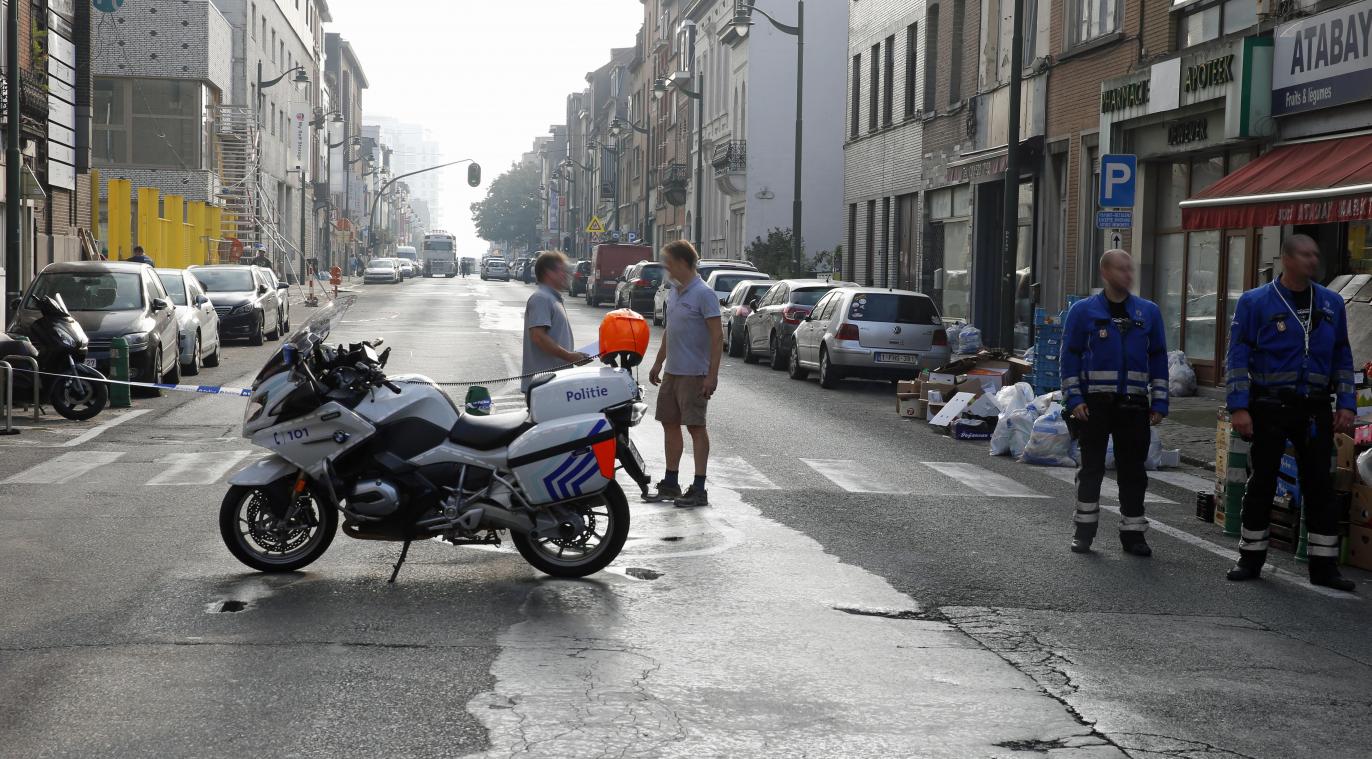 <p>In dieser Straße in Molenbeek endete die Verfolgungsjagd.</p>