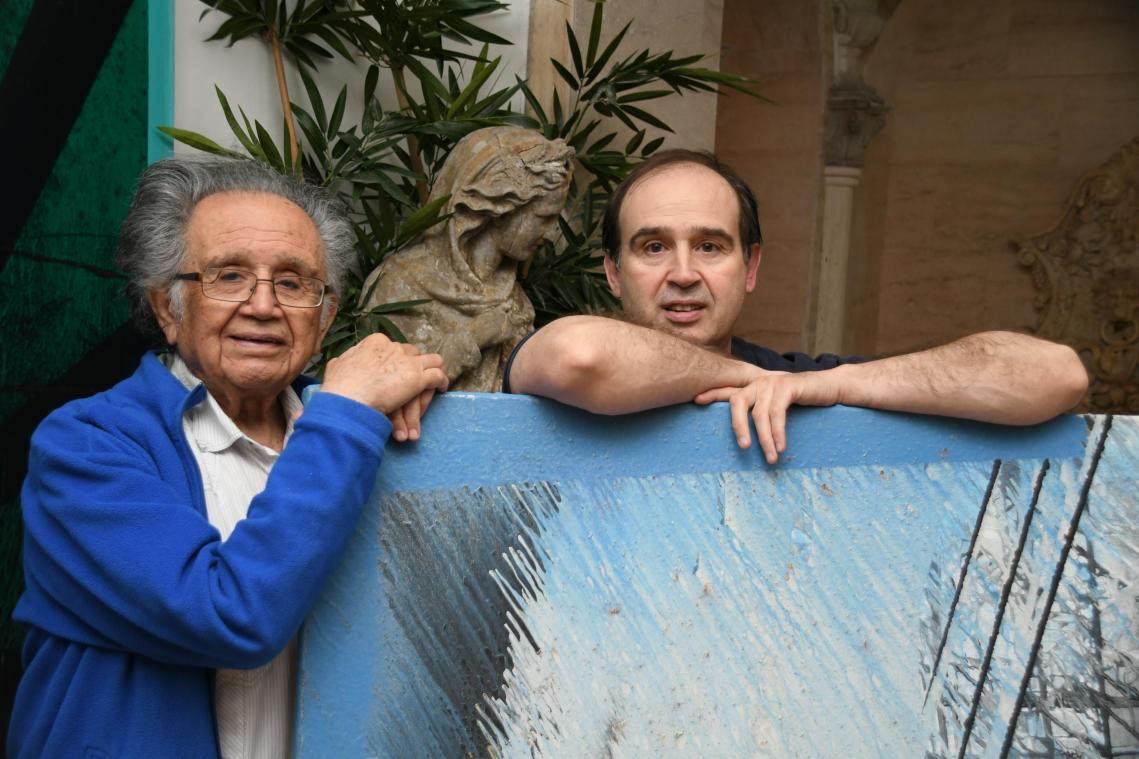 <p>International gefragt, in Hauset zuhause: Antonio Máro und sein Sohn Rafael Ramírez.</p>