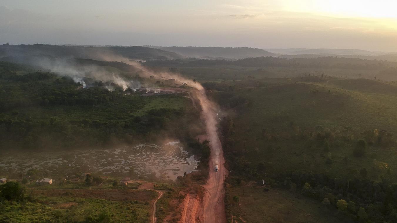 <p>Mehr als vier Millionen Hektar des Amazonas sind bereits abgebrannt.</p>