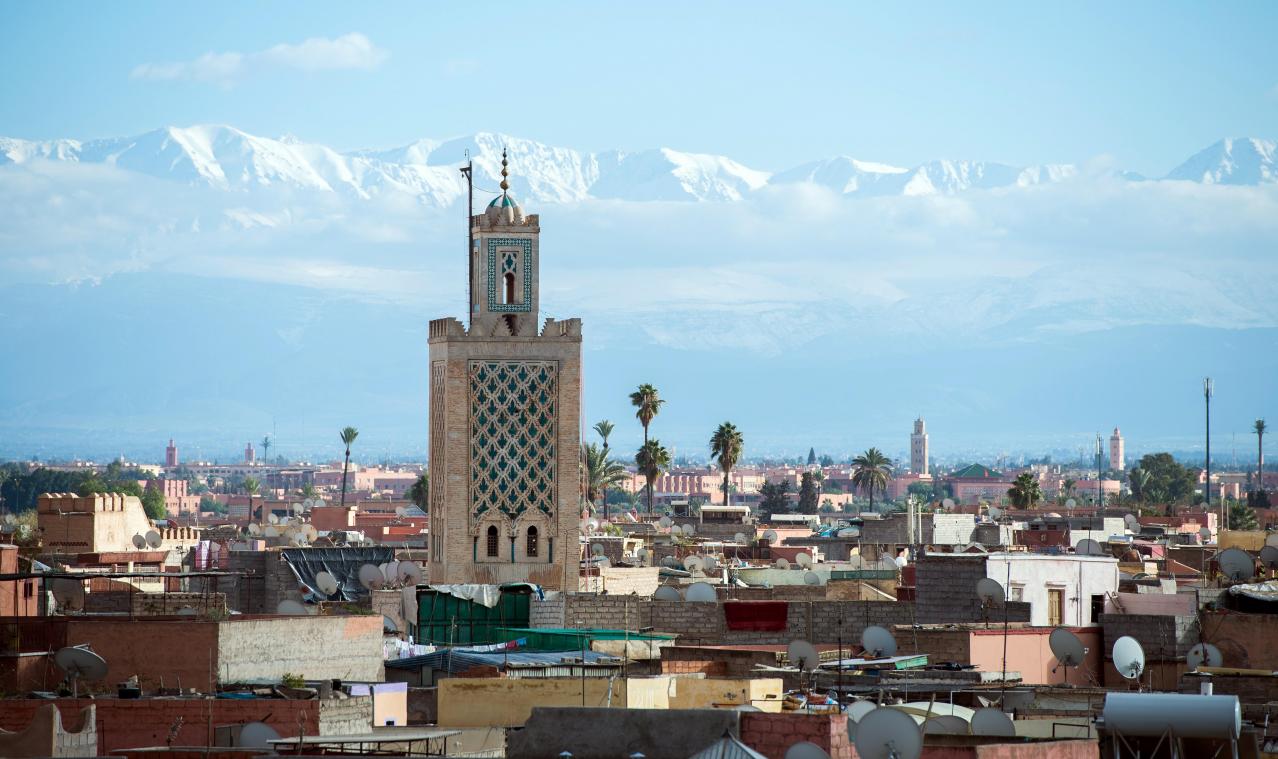 <p>Der Belgier machte Urlaub in der Stadt Marrakesh.</p>