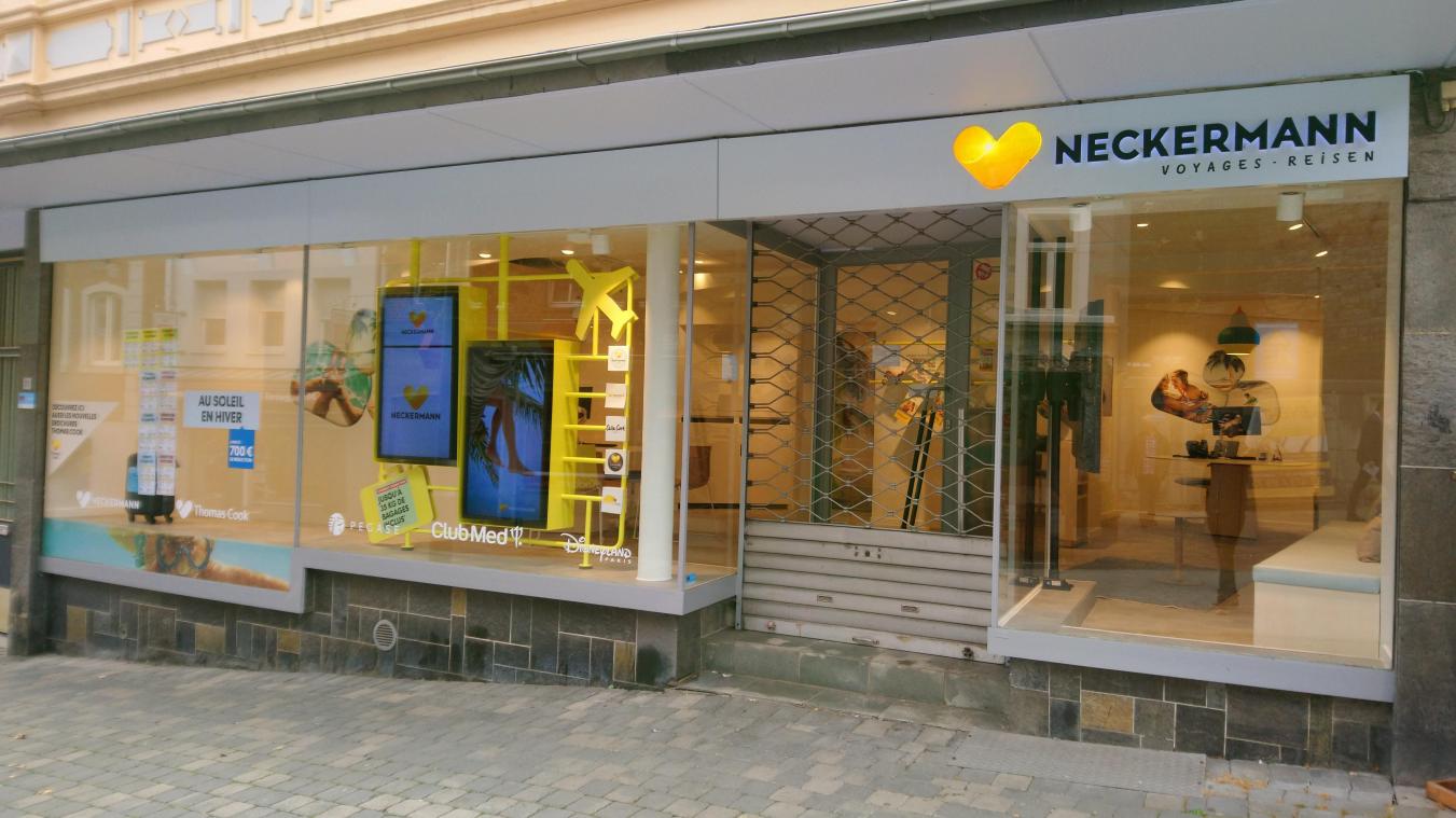 <p>Ein Blick auf das Neckermann-Büro in Eupen</p>