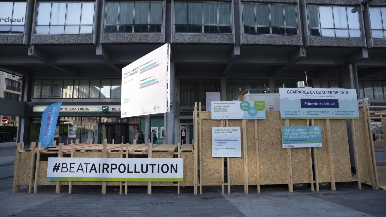 <p>Vorstellung des Programms der Woche der Mobilität in Brüssel.</p>