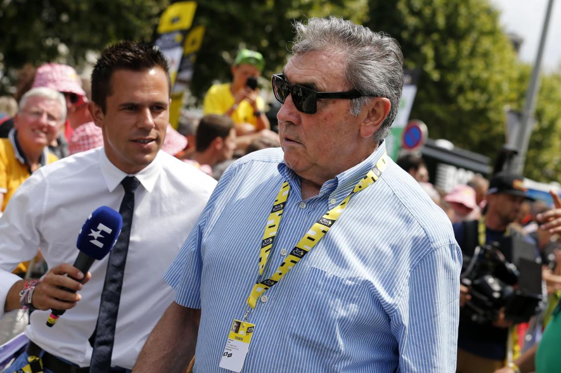 <p>Eddy Merckx nach Sturz mit dem Rad im Krankenhaus</p>
