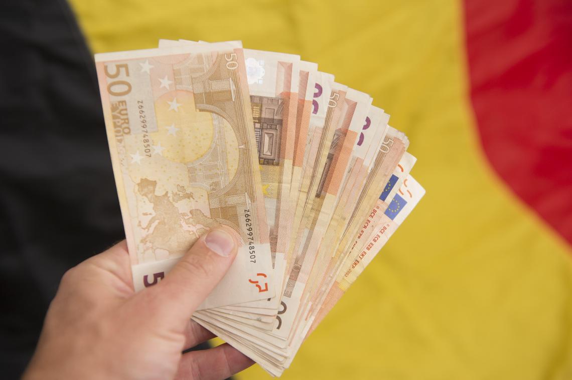 <p>Die belgische Schuldenquote liegt bei 100 Prozent.</p>