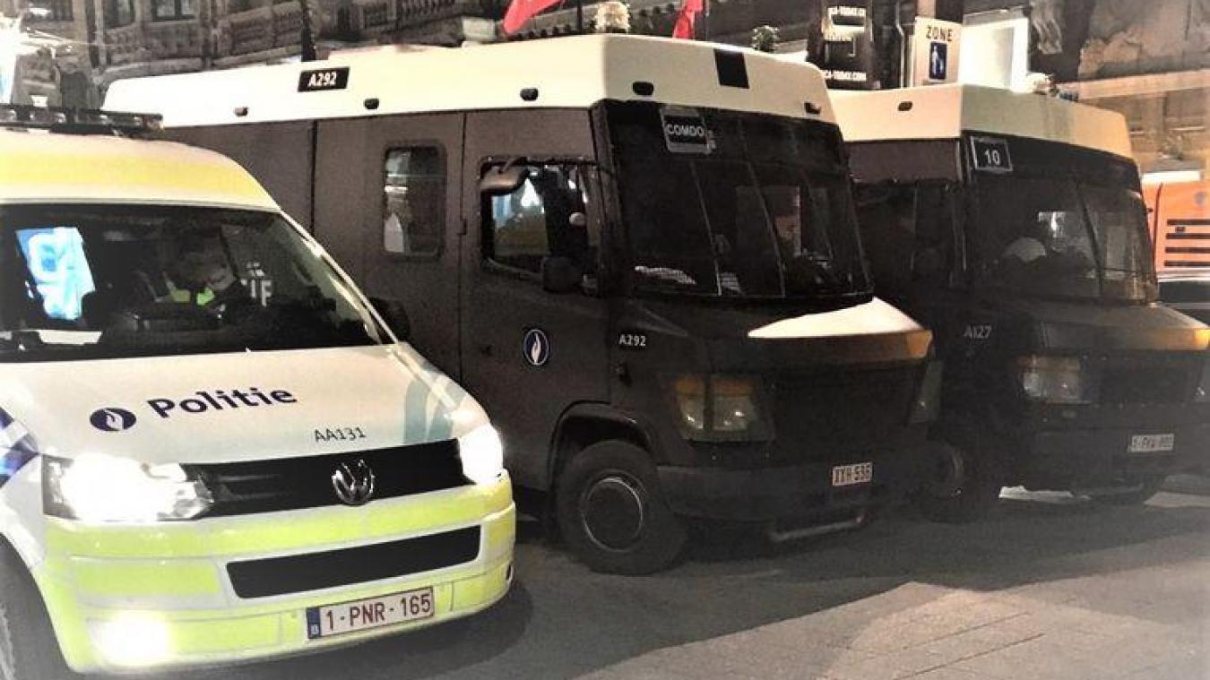 <p>Die föderale Polizei leistete auch Hilfe bei der Aufspürung der Jugendlichen.</p>