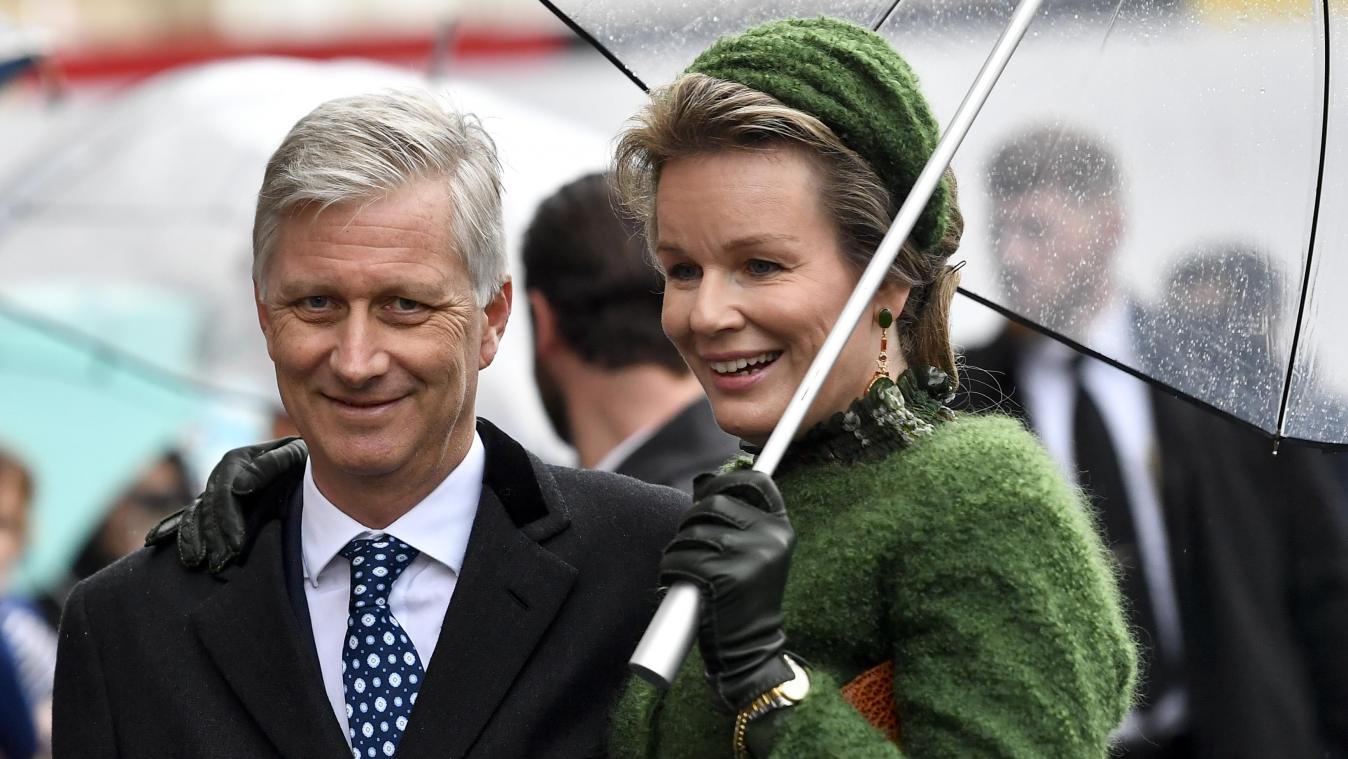 <p>Gehen seit 20 Jahren gemeinsam durchs Leben: Königin Mathilde und König Philippe.</p>