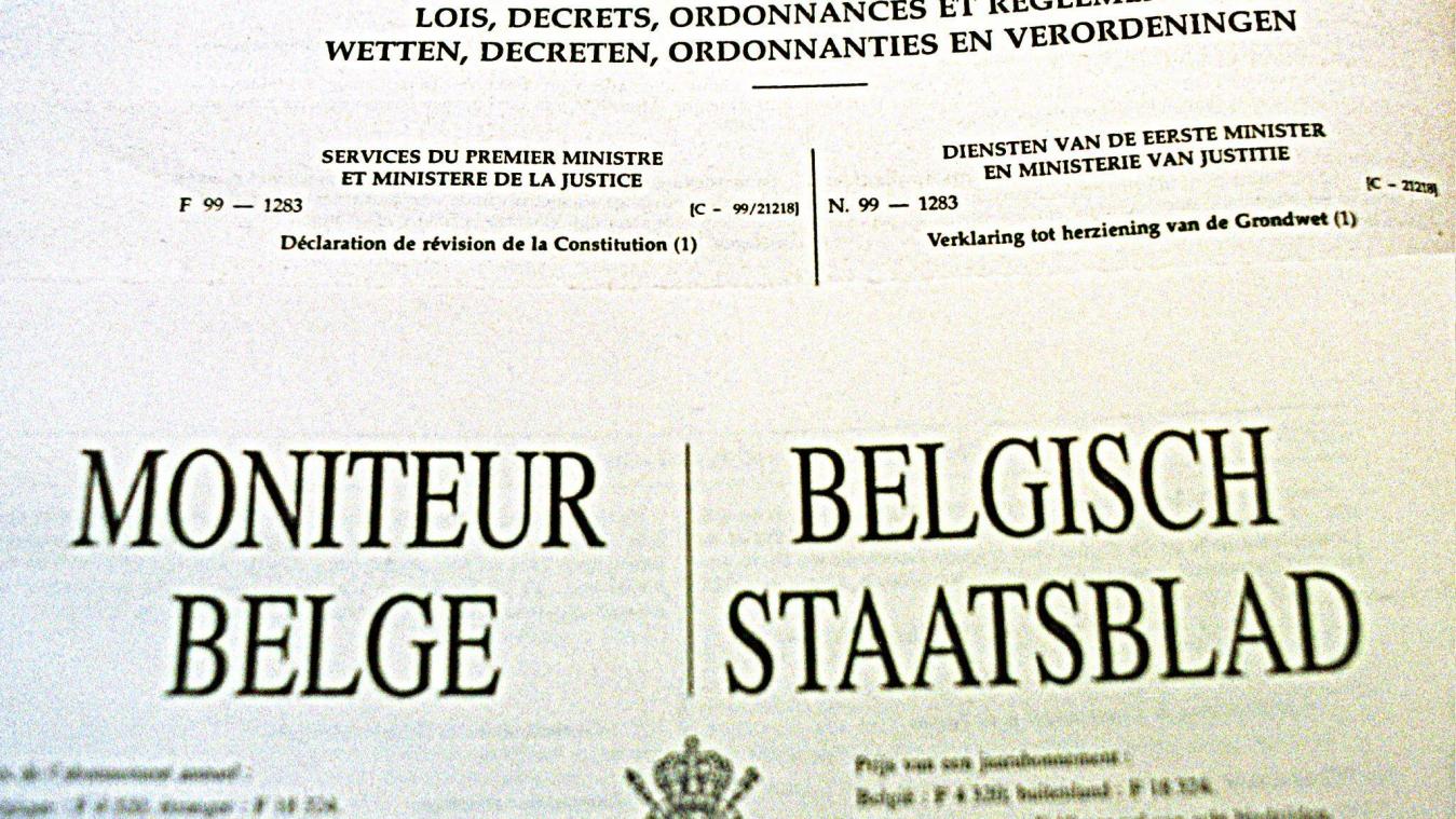 <p>Das belgische Staatsblatt (1999)</p>