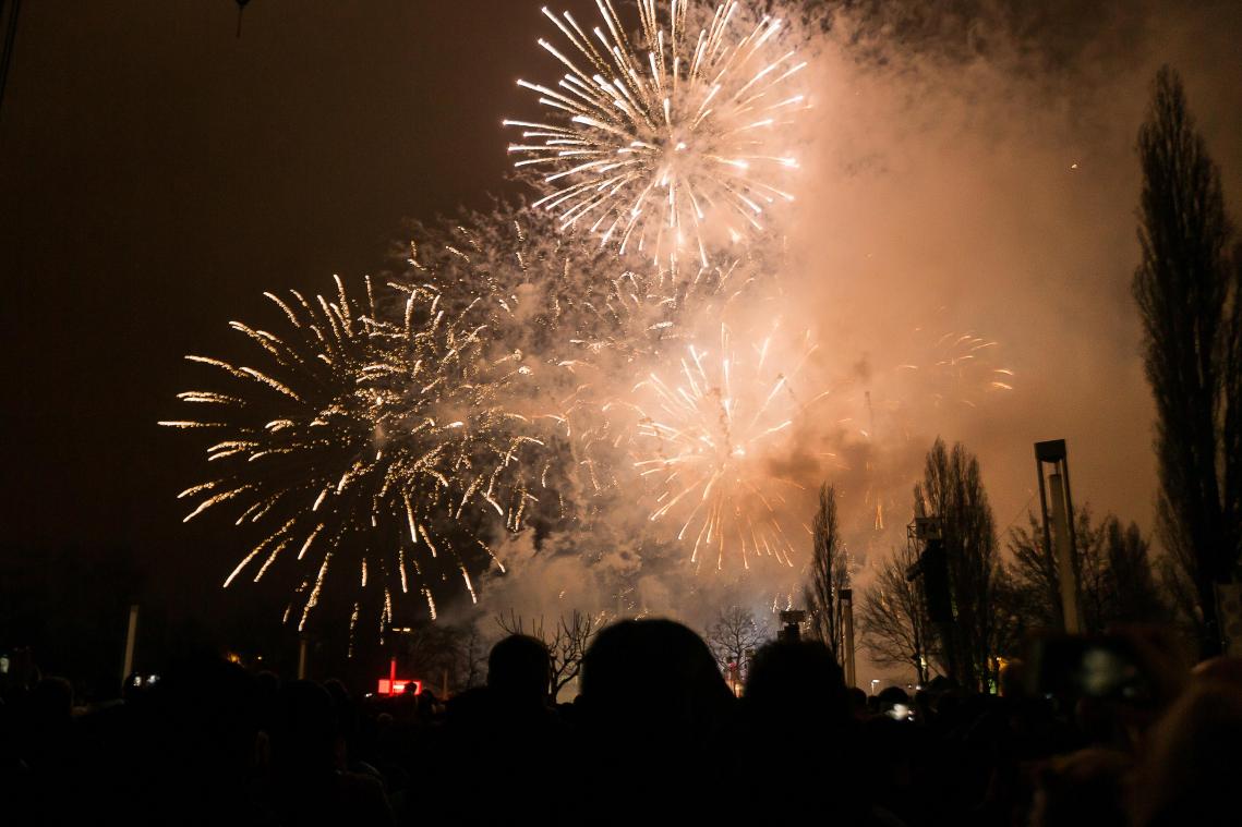 <p>Feuerwerk in Brüssel Ende Dezember 2018</p>