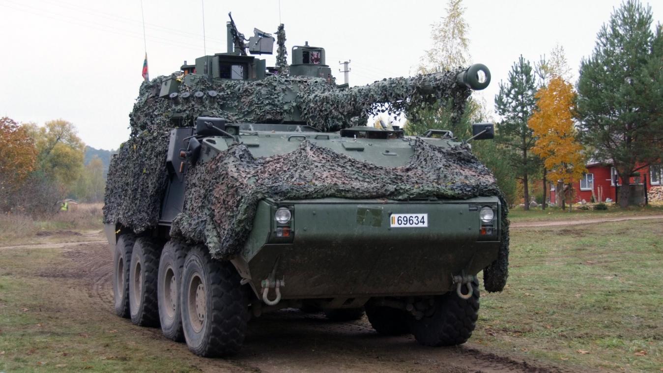 <p>Der Piranha-Panzer ist nicht voll funktionstüchtig.</p>