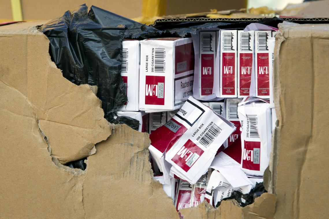 <p>Seit Jahresbeginn hat der belgische Zoll bereits 126 Millionen gefälschte Zigaretten sichergestellt.</p>