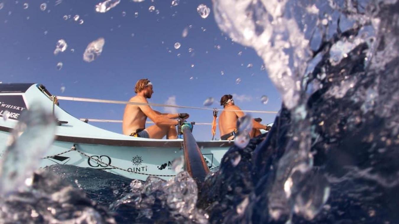 <p>Die Gebrüder Van Durme überquerten den Atlantischen Ozwan in 39 Tagen, 21 Stunden und zwei Minuten.</p>