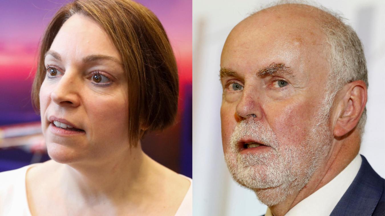 <p>Christina Foerster (l.) und Jan Smets werden Co-Vorsitzende bei Brussels Airlines.</p>