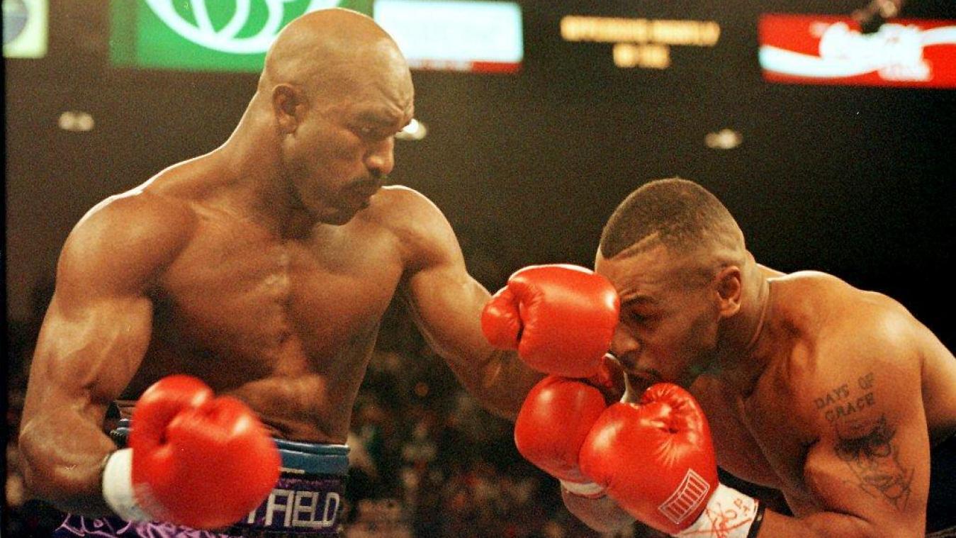 <p>Wird der legendäre Boxkampf zwischen Holyfield (links) und Tyson wiederholt?</p>