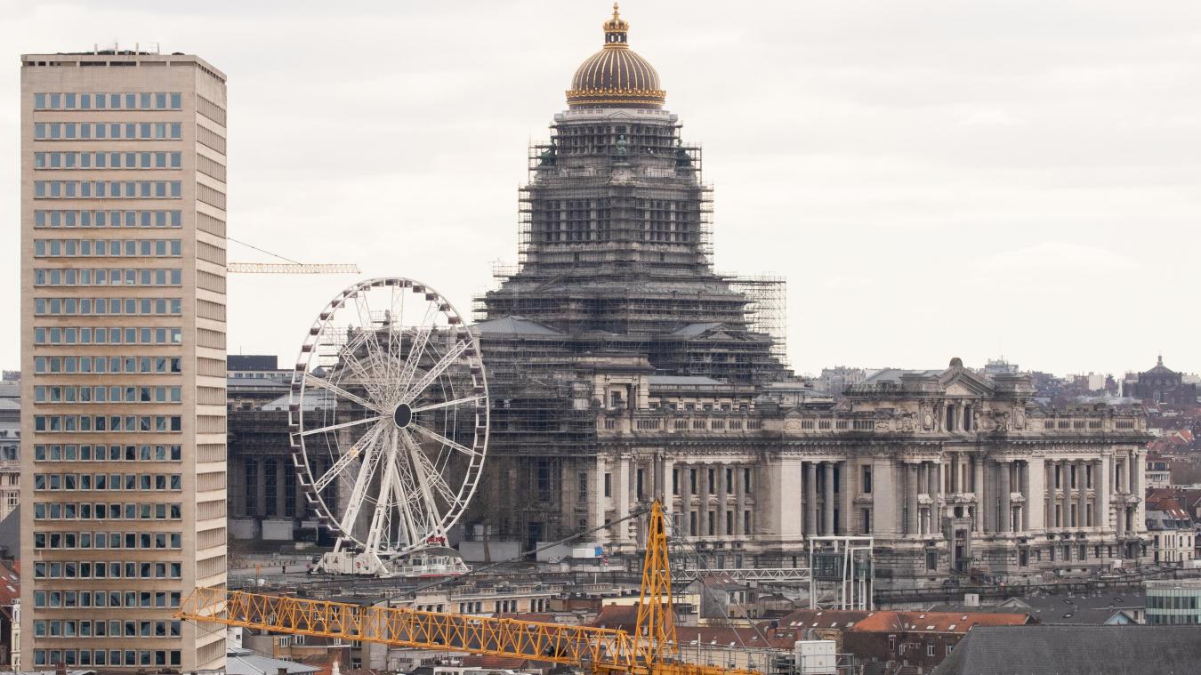 <p>Dieses Bild zeigt den Justizpalast in Brüssel.</p>