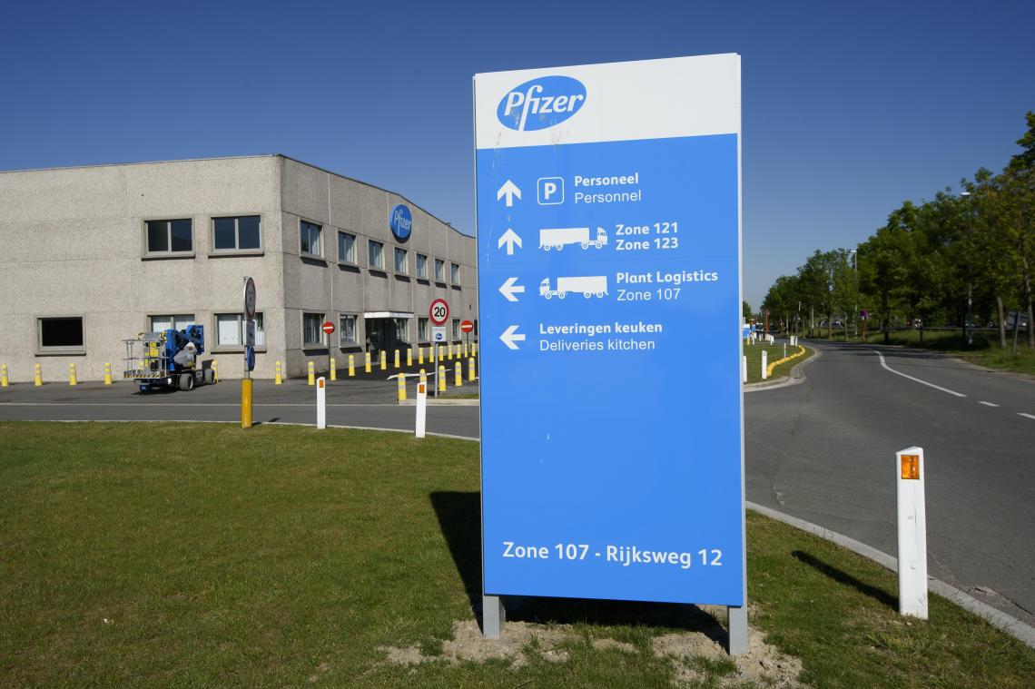 <p>In der belgischen Pfizer-Niederlassung in Puurs hat die Massenproduktion eines Corona-Impfstoffes noch vor dessen Marktzulassung begonnen.</p>