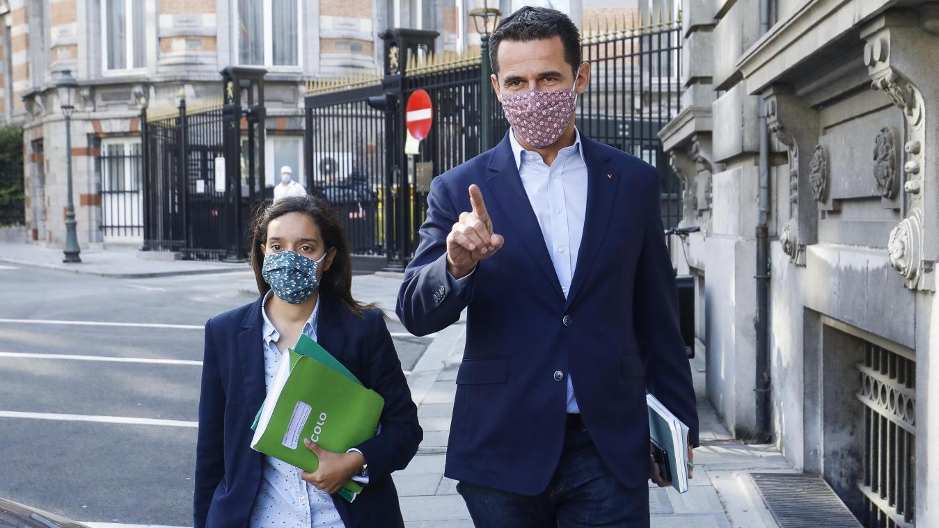 <p>Führen die Partei: Rajae Maouane und Jean-Marc Nollet.</p>