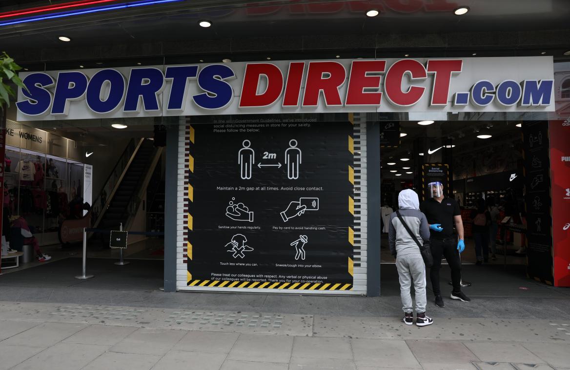 <p>Wird bestreikt: die Sportbedarf-Kette Sports Direct.</p>