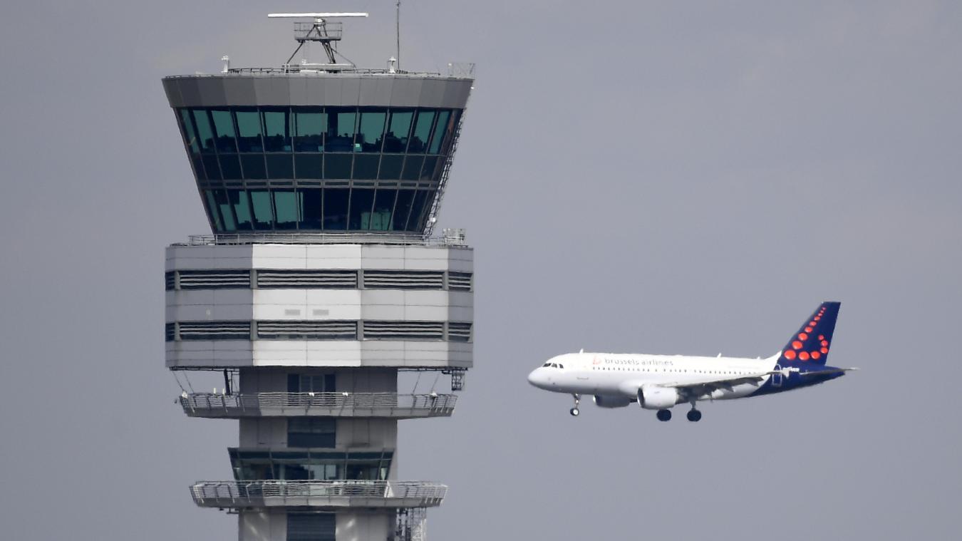 <p>Der Skeyes-Tower am Landesflughafen in Zaventem.</p>