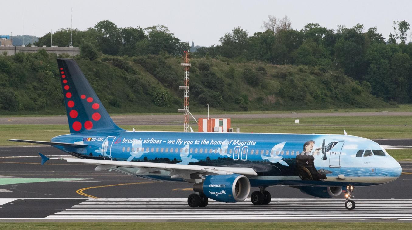 <p>Magritte-Flugzeug nicht mehr in der Flotte von Brussels Airlines</p>

