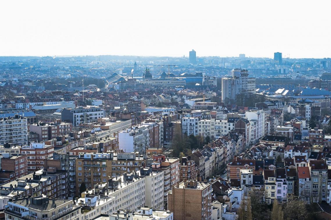 <p>Blick auf Brüssel</p>