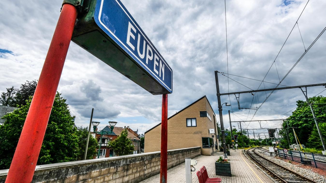<p>Ein Blick auf den Eupener Bahnhof</p>