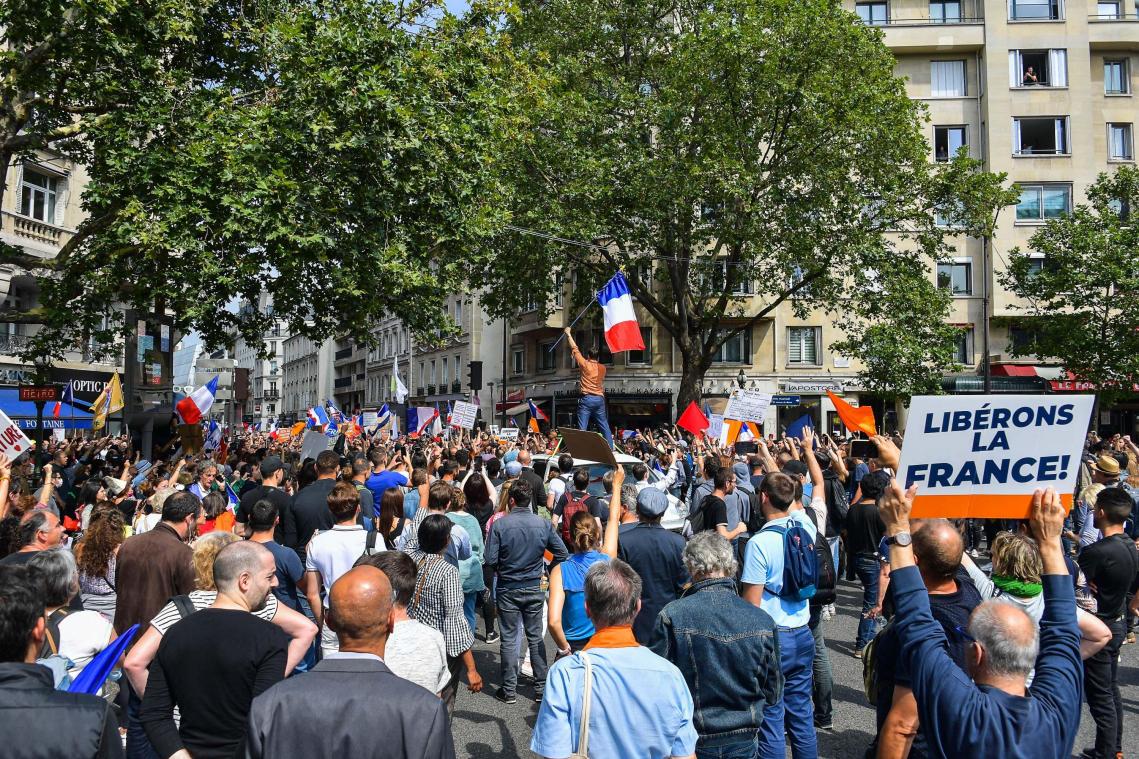 <p>Proteste in Frankreich</p>