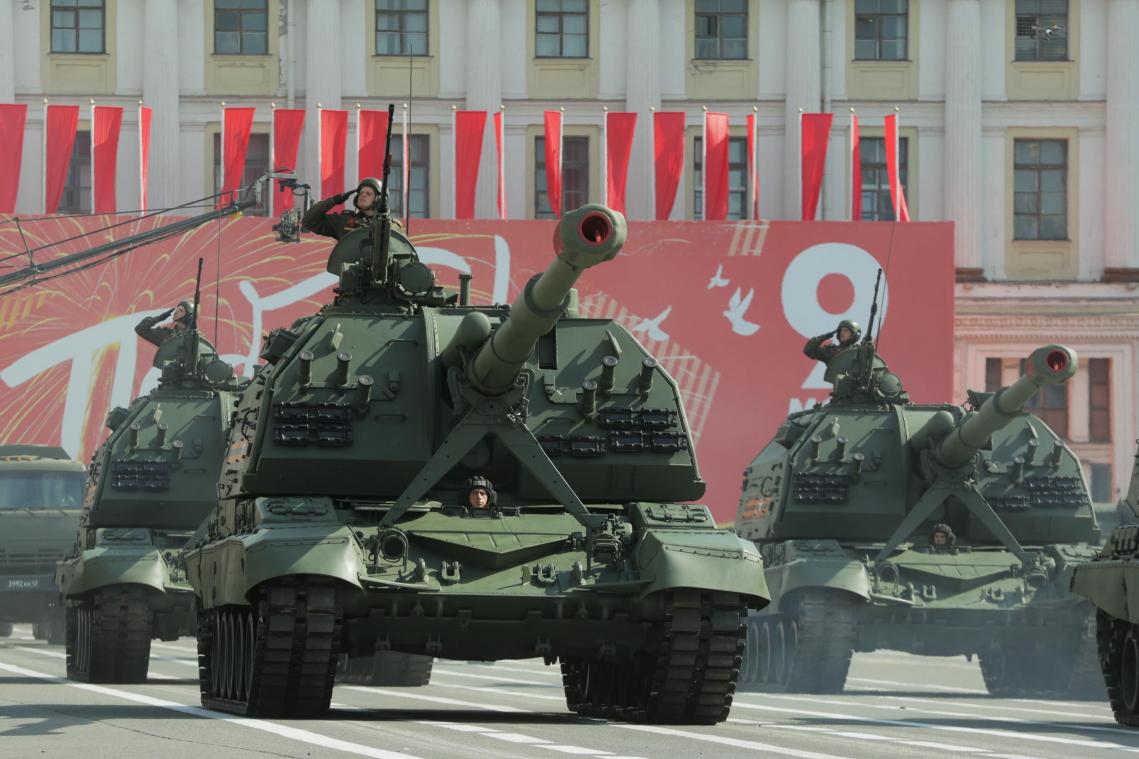 <p>Russland hat am Samstag die Generalprobe für die diesjährige Militärparade zum Tag des Sieges anlässlich des 77. Jahrestages des Sieges im Großen Vaterländischen Krieg am 9. Mai abgehalten.</p>