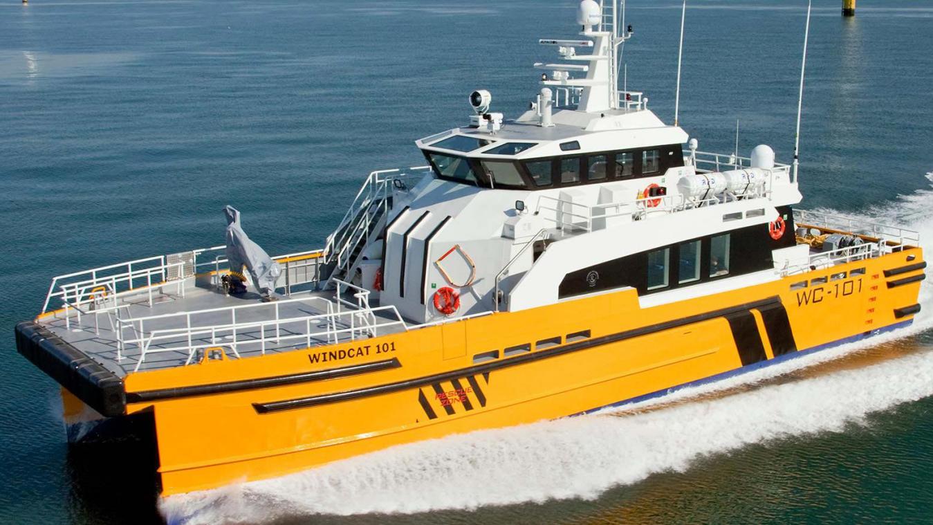 <p>Windcat Workboats ist spezialisiert auf den Bau von Booten für den Transport von Besatzungsmitgliedern.</p>