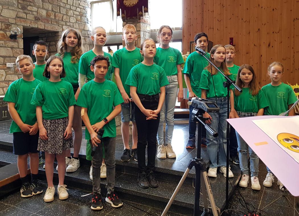 <p>Die Kinder aus Iveldingen-Montenau zeigten am Samstag beim Friedenskonzert in der Kirche, warum sie mit dem Förderpreis „Louise in Ré“ ausgezeichnet wurden.</p>