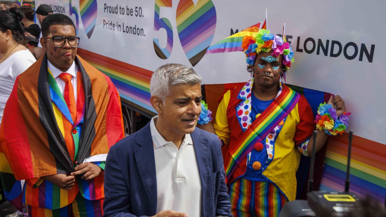 <p>Londons Bürgermeister Sadiq Khan warnte vor Gefahren für die LGBT+-Gemeinschaft.</p>