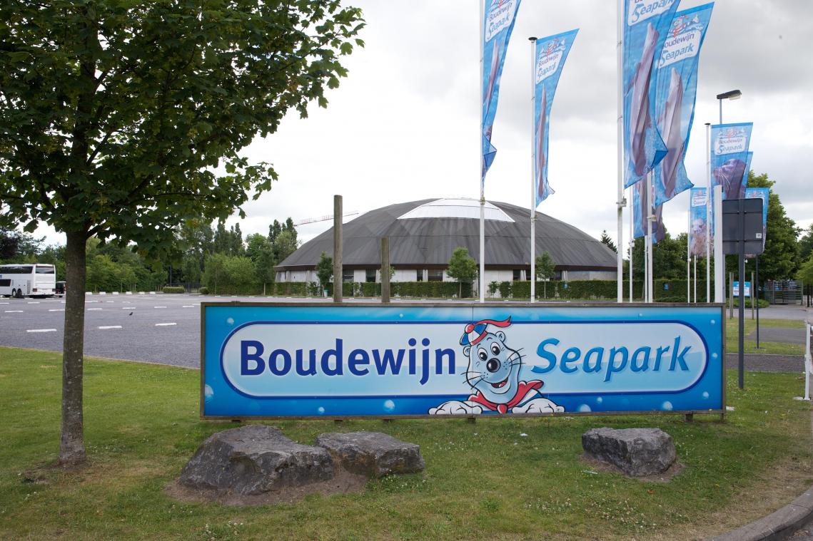 <p>Ein Blick von außen auf den Boudewijn Seapark</p>