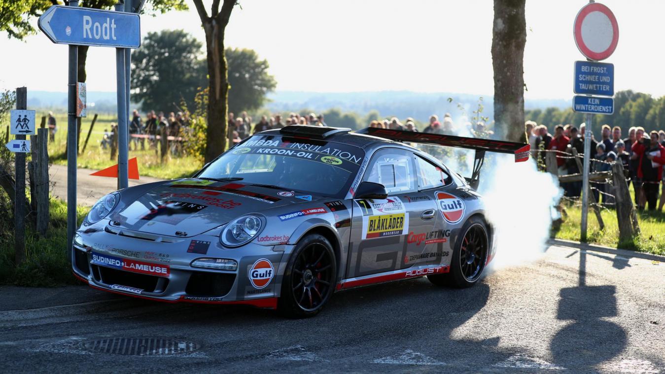 <p>Publikumsliebling Cédric Cherain (Verviers), im Porsche 997 GT3 unterwegs</p>