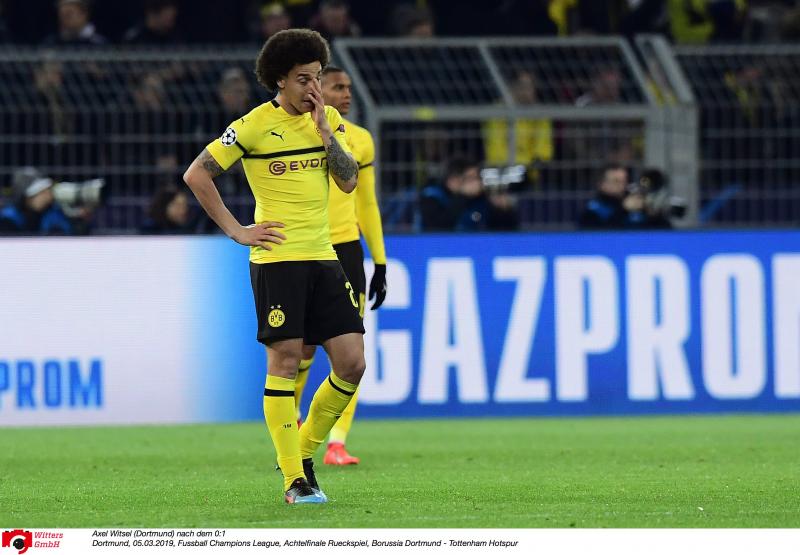 <p>Axel Witsel und der BVB sind raus. Foto: Photo News</p>
