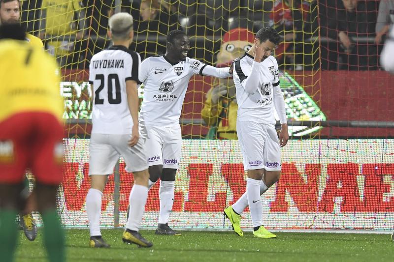 <p>Msakni brachte die AS Eupen in Führung.</p>