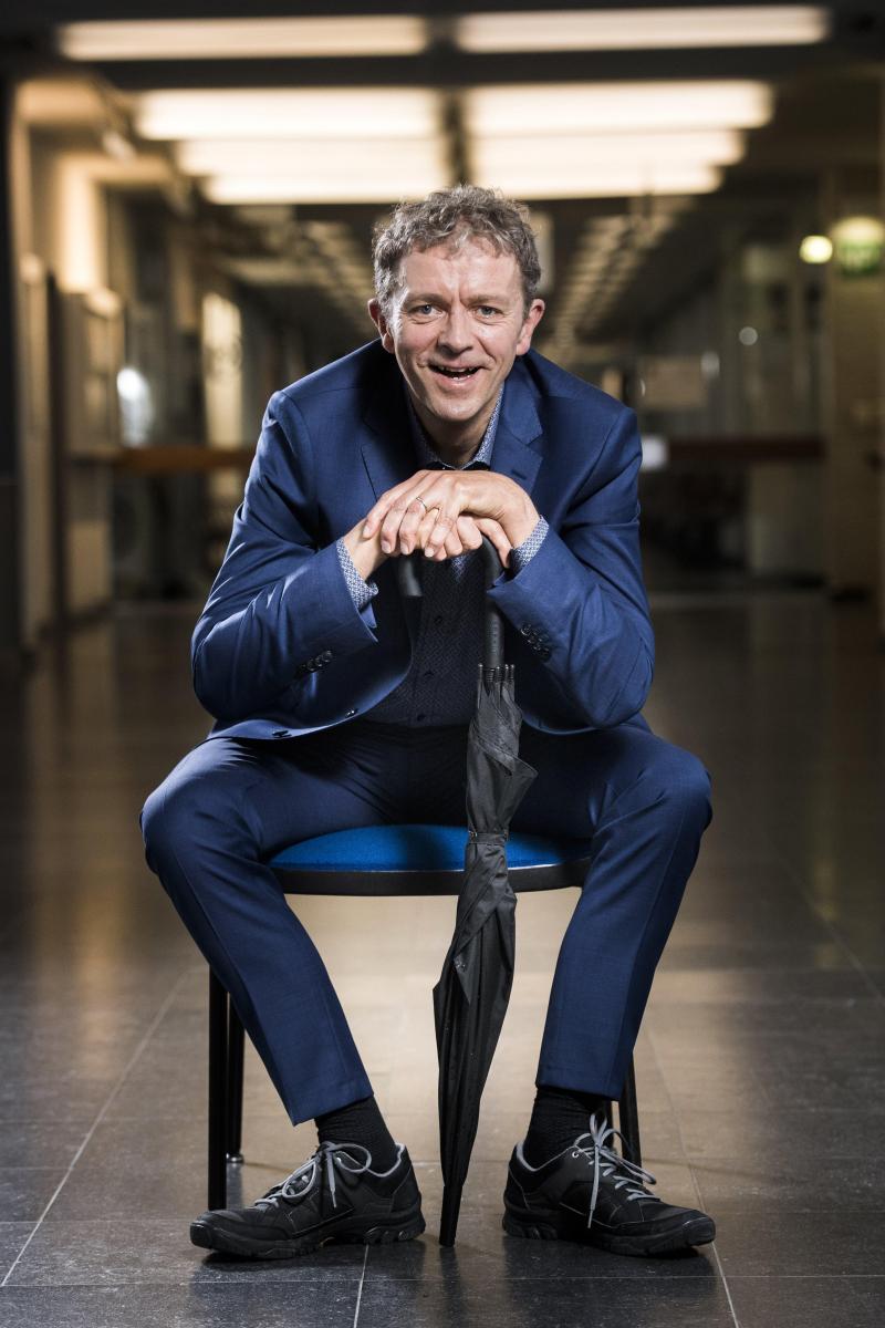 <p>Ist in Belgien als Wetterfrosch bekannt: VRT-Meteorologe Frank Deboosere.</p>